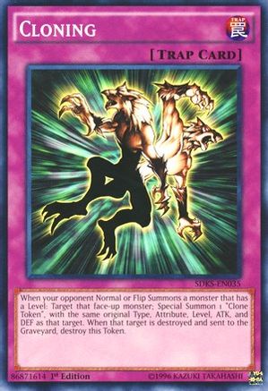 Cloning (SDKS-EN035) - Structure Deck: Seto Kaiba 1st Edition-1