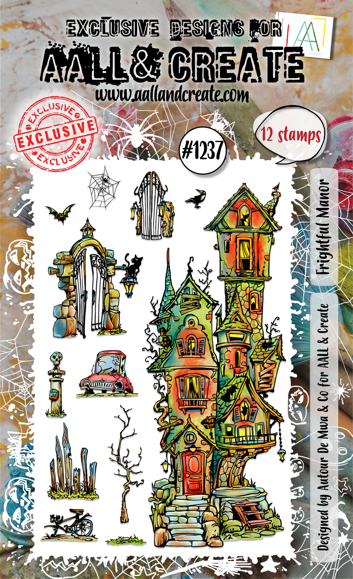 AALL and Create - A6 Stamp Set - Frightful Manor-1