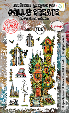 AALL and Create - A6 Stamp Set - Frightful Manor-1