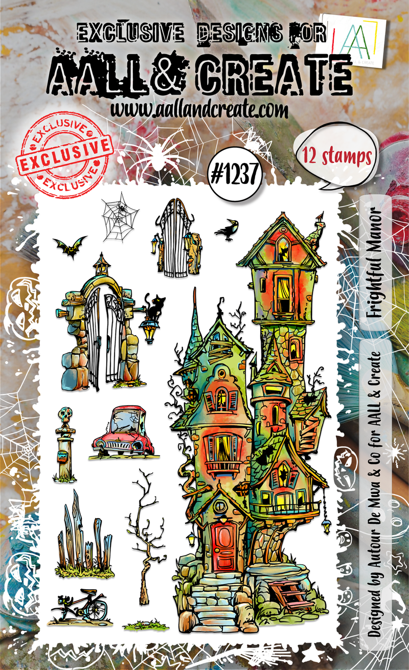 AALL and Create - A6 Stamp Set - Frightful Manor-1