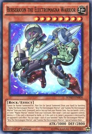 Berserkion the Electromagna Warrior (SDMY-EN004) - Structure Deck: Yugi Muto 1st Edition-1
