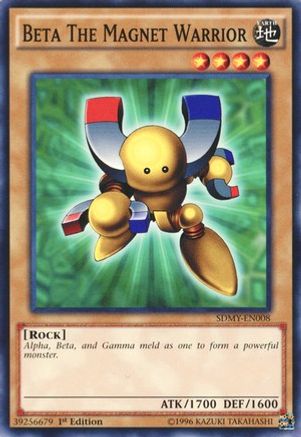 Beta The Magnet Warrior (SDMY-EN008) - Structure Deck: Yugi Muto 1st Edition