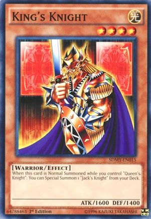 King's Knight (SDMY-EN015) - Structure Deck: Yugi Muto 1st Edition-1