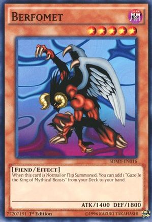 Berfomet (SDMY-EN016) - Structure Deck: Yugi Muto 1st Edition