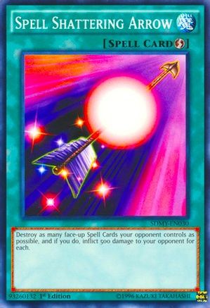 Spell Shattering Arrow (SDMY-EN030) - Structure Deck: Yugi Muto 1st Edition-1