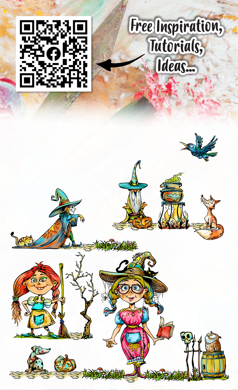 AALL and Create - A6 Stamp Set - Haunted Spell-2