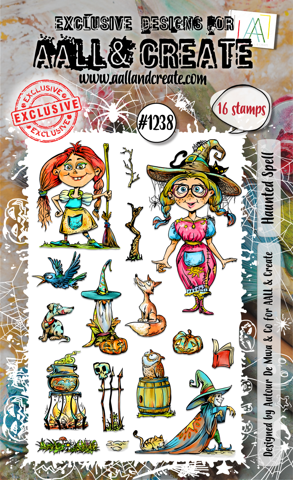 AALL and Create - A6 Stamp Set - Haunted Spell-1