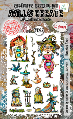 AALL and Create - A6 Stamp Set - Haunted Spell-1