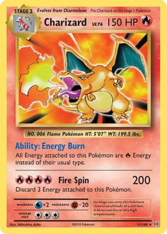 Charizard 11/108 - XY  Evolutions Reverse Holofoil-1