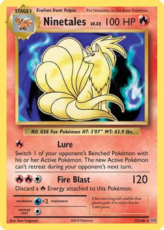 Ninetales 15/108 - XY  Evolutions Holofoil-1