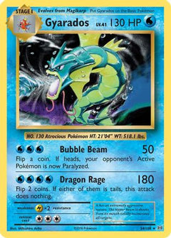 Gyarados 34/108 - XY  Evolutions Holofoil-1