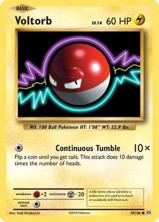Voltorb 39/108 - XY  Evolutions-1