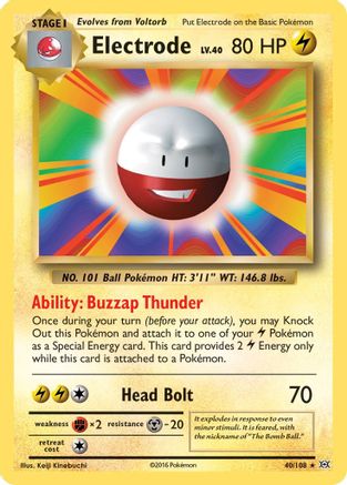 Electrode 40/108 - XY  Evolutions