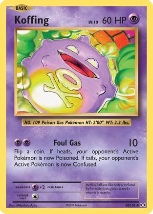 Koffing 50/108 - XY  Evolutions-1
