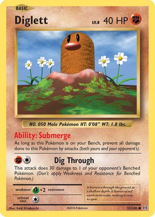 Diglett 55/108 - XY  Evolutions-1