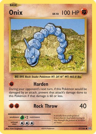 Onix 61/108 - XY  Evolutions Reverse Holofoil-1