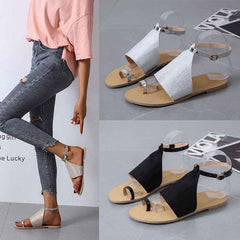 Mid buckle beach shoes-3