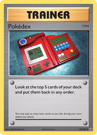 Pokedex 82/108 - XY  Evolutions Reverse Holofoil-1