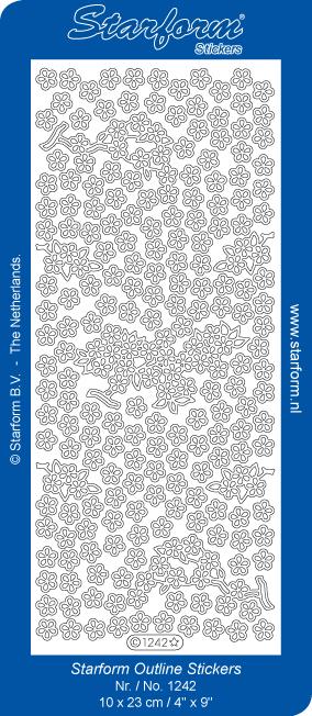 Deco Stickers - Mini flowers/ flowers on a branch-1