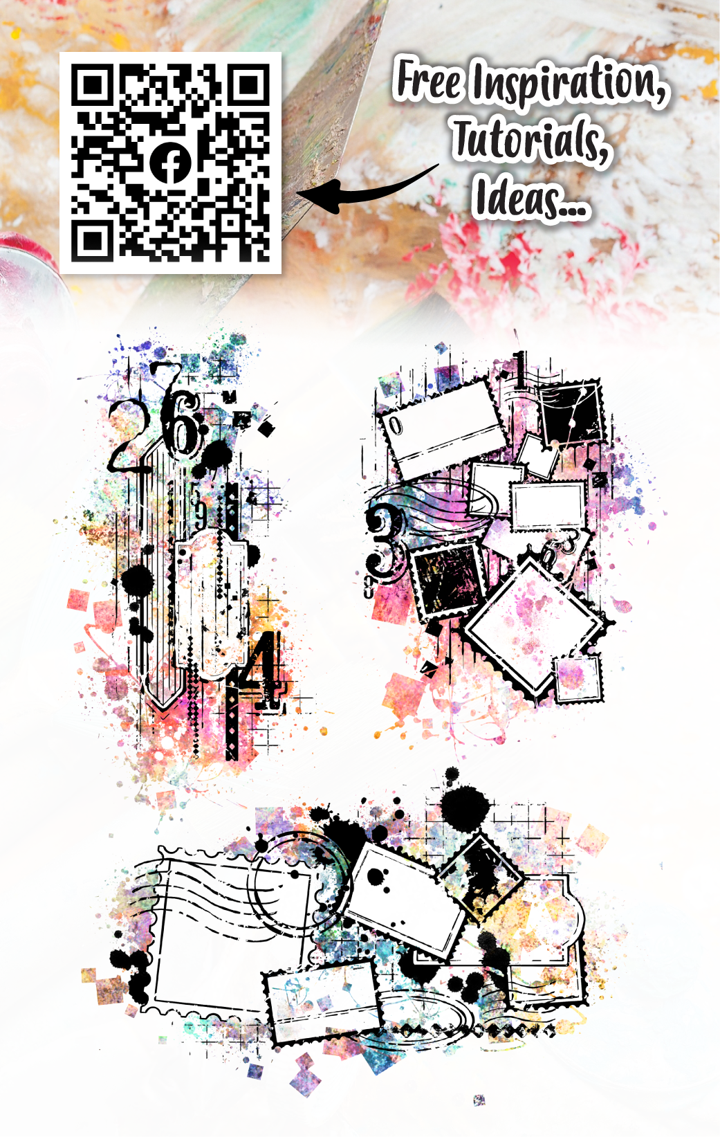 AALL and Create - A7 Stamp Set - Gridlock Gallery-2
