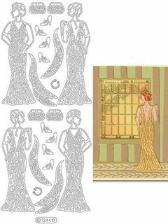 Deco Stickers - Vintage Ladies-1