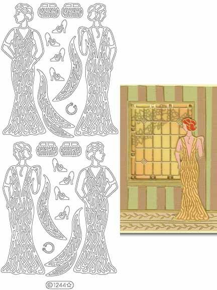 Deco Stickers - Vintage Ladies-1