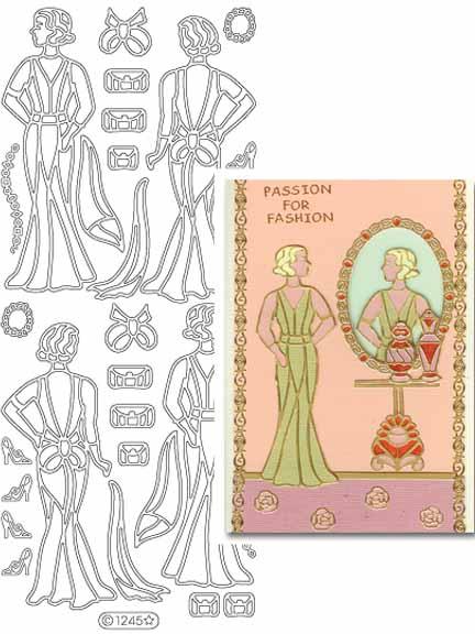 Deco Stickers - Vintage Ladies-1