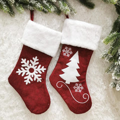 Christmas Stocking Gift Bag Holiday Decor-4