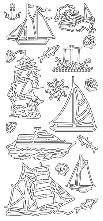 Peel-Off Stickers - Boats-1