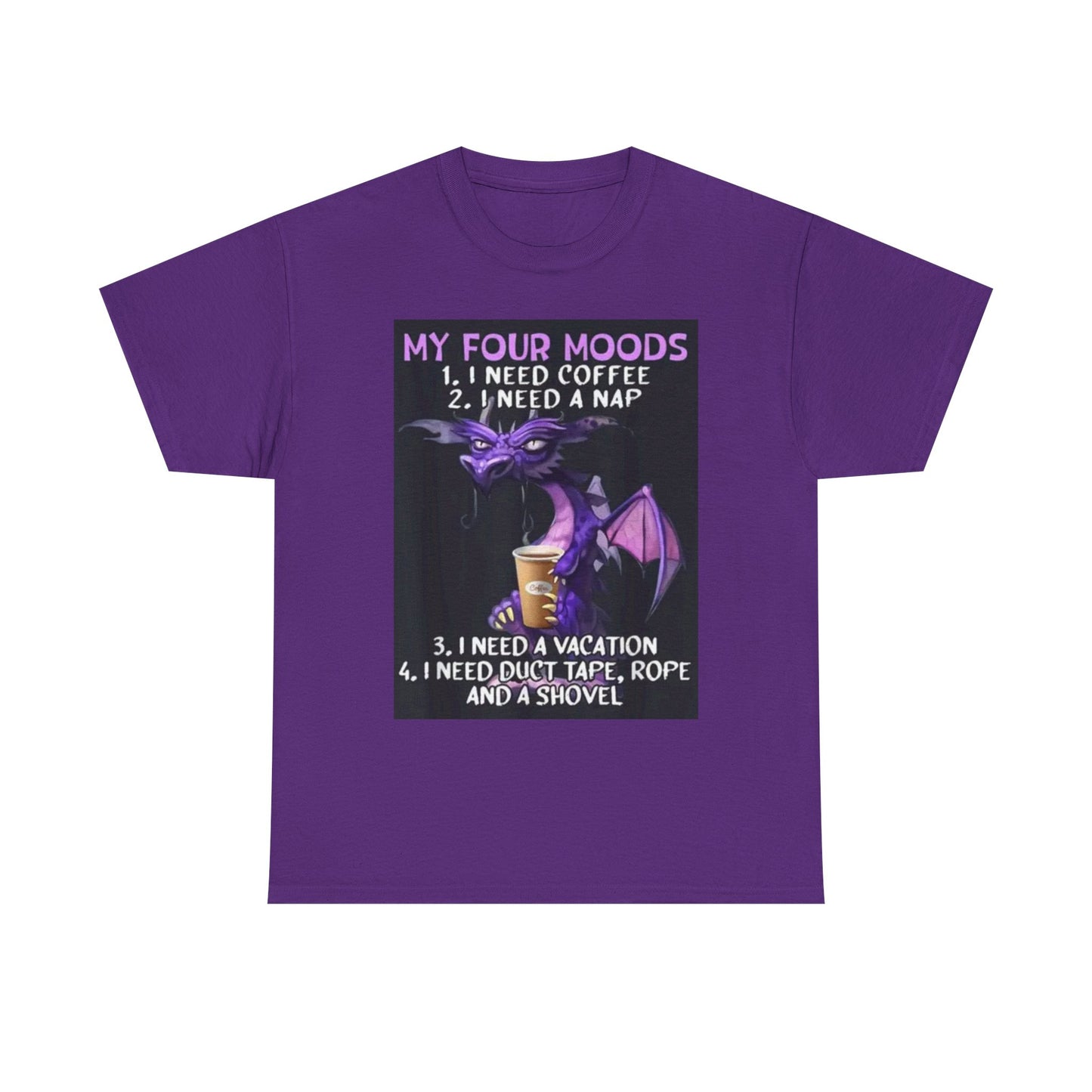 "My 4 Moods" Unisex Heavy Cotton Tee