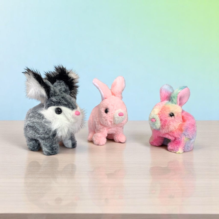 Interactive Electric Rabbit Plush Toy-1