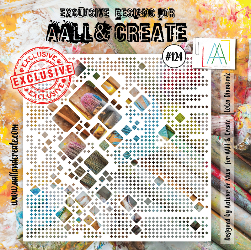 AALL and Create Stencil - 124 - Lotza Diamondz-1