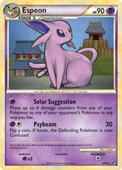 Espeon - 2/90 (HGSS Undaunted) - Deck Exclusives-1