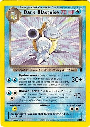 Dark Blastoise - 4/110 (WotC Legendary Collection) - Deck Exclusives-1