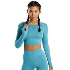 Quick-Drying Seamless Yoga Wear – Women’s Sports T-Shirt-5