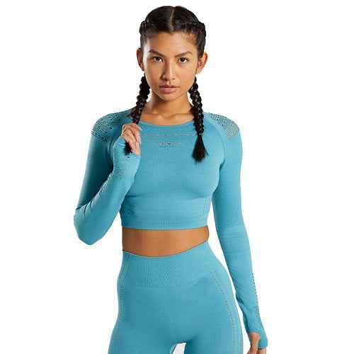 Quick-Drying Seamless Yoga Wear – Women’s Sports T-Shirt-5