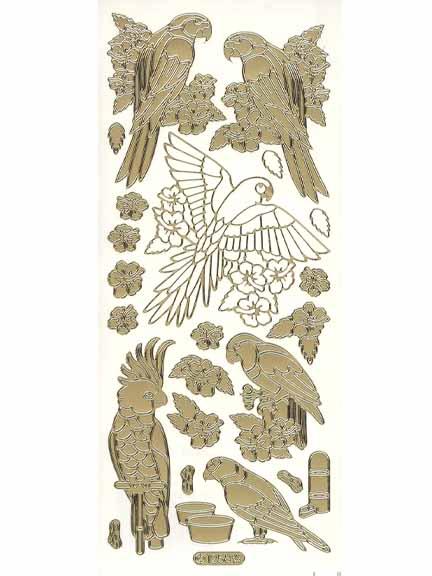 Deco Stickers - Parrots-1