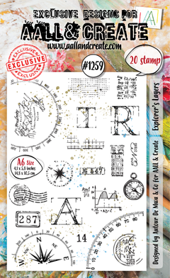 AALL and Create - A6 Stamp Set - Explorer's Layers-1