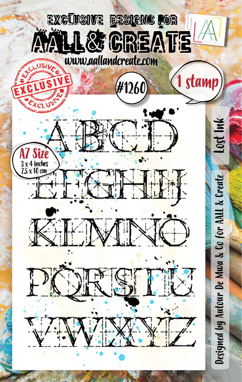 AALL and Create - A7 Stamp Set - Lost Ink-1