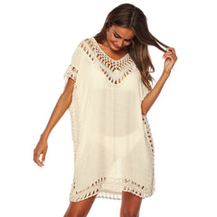 Beach bikini blouse-10