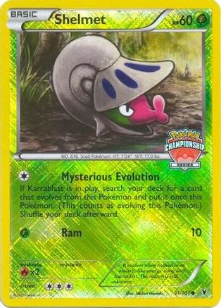 Shelmet - 11/101 (Championship Series) - League & Championship Cards Reverse Holofoil-1