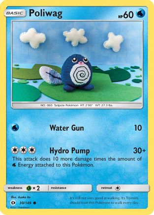 Poliwag 30/149 - SM Base Set-1