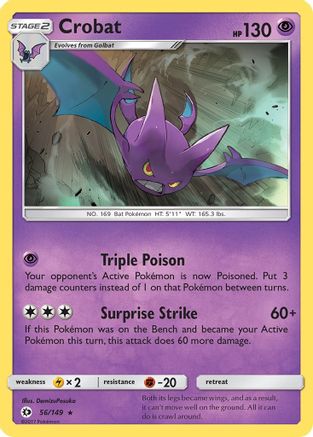 Crobat 56/149 - SM Base Set-1