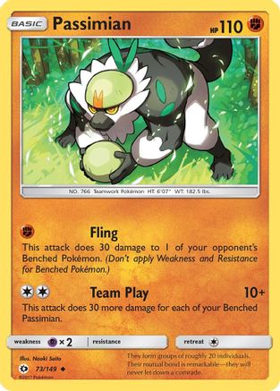 Passimian 73/149 - SM Base Set Reverse Holofoil-1