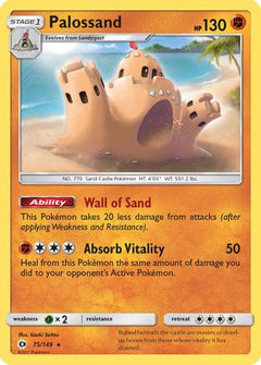 Palossand 75/149 - SM Base Set Reverse Holofoil-1