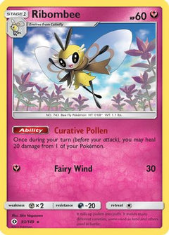 Ribombee 93/149 - SM Base Set Holofoil-1