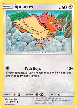 Spearow 97/149 - SM Base Set-1