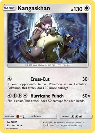 Kangaskhan 99/149 - SM Base Set Reverse Holofoil-1