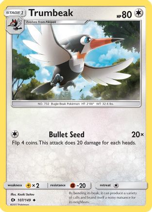 Trumbeak 107/149 - SM Base Set-1