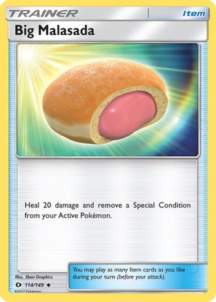 Big Malasada 114/149 - SM Base Set Reverse Holofoil-1